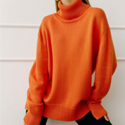 Elkein | Elegant turtleneck sweater for women-2