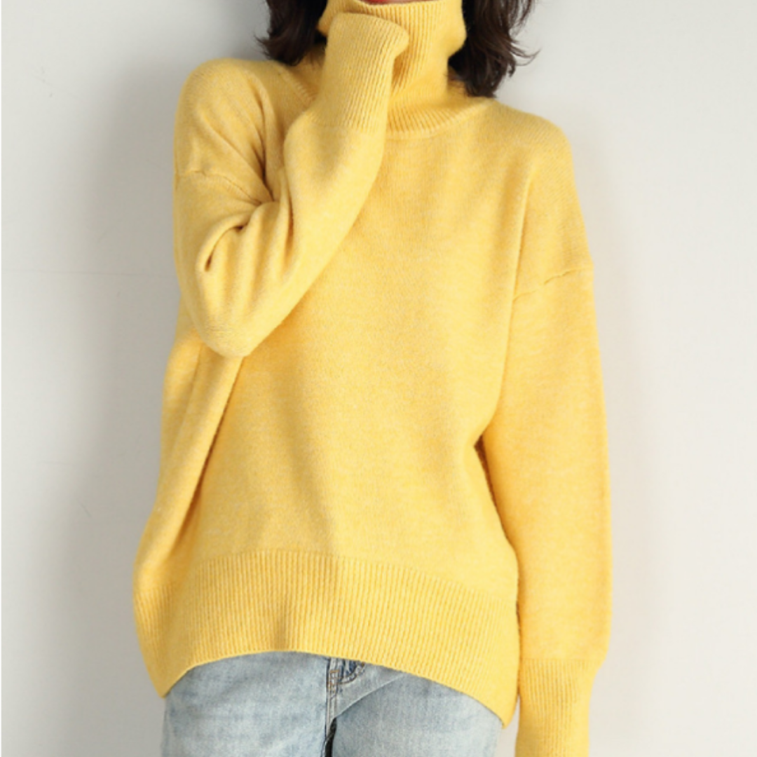Elkein | Elegant turtleneck sweater for women-5