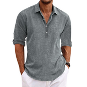 Darren | Laidback Luxe Roll-Up Collar Shirt
