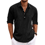 Darren | Laidback Luxe Roll-Up Collar Shirt