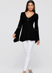 MARYAM | Elegant V-Neck Blouse