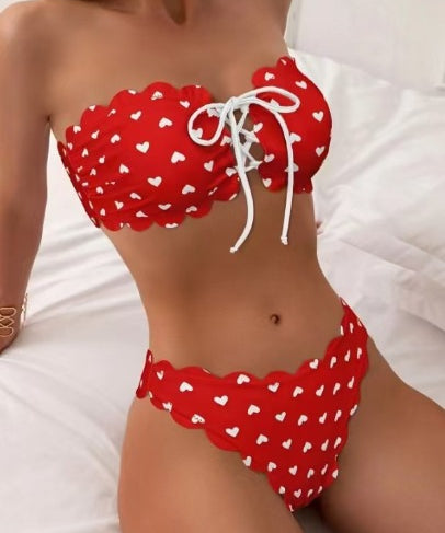 CATH | Strapless Polkadot Bikini