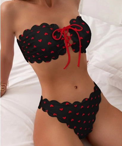 CATH | Strapless Polkadot Bikini
