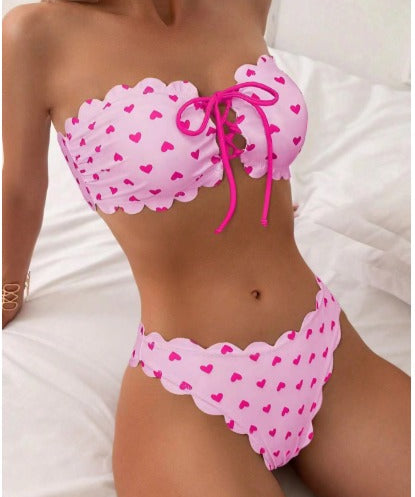 CATH | Strapless Polkadot Bikini