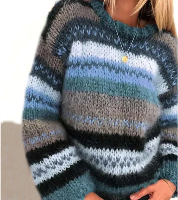 Retro design sweater, inspired by fashion epochs and trenads-2