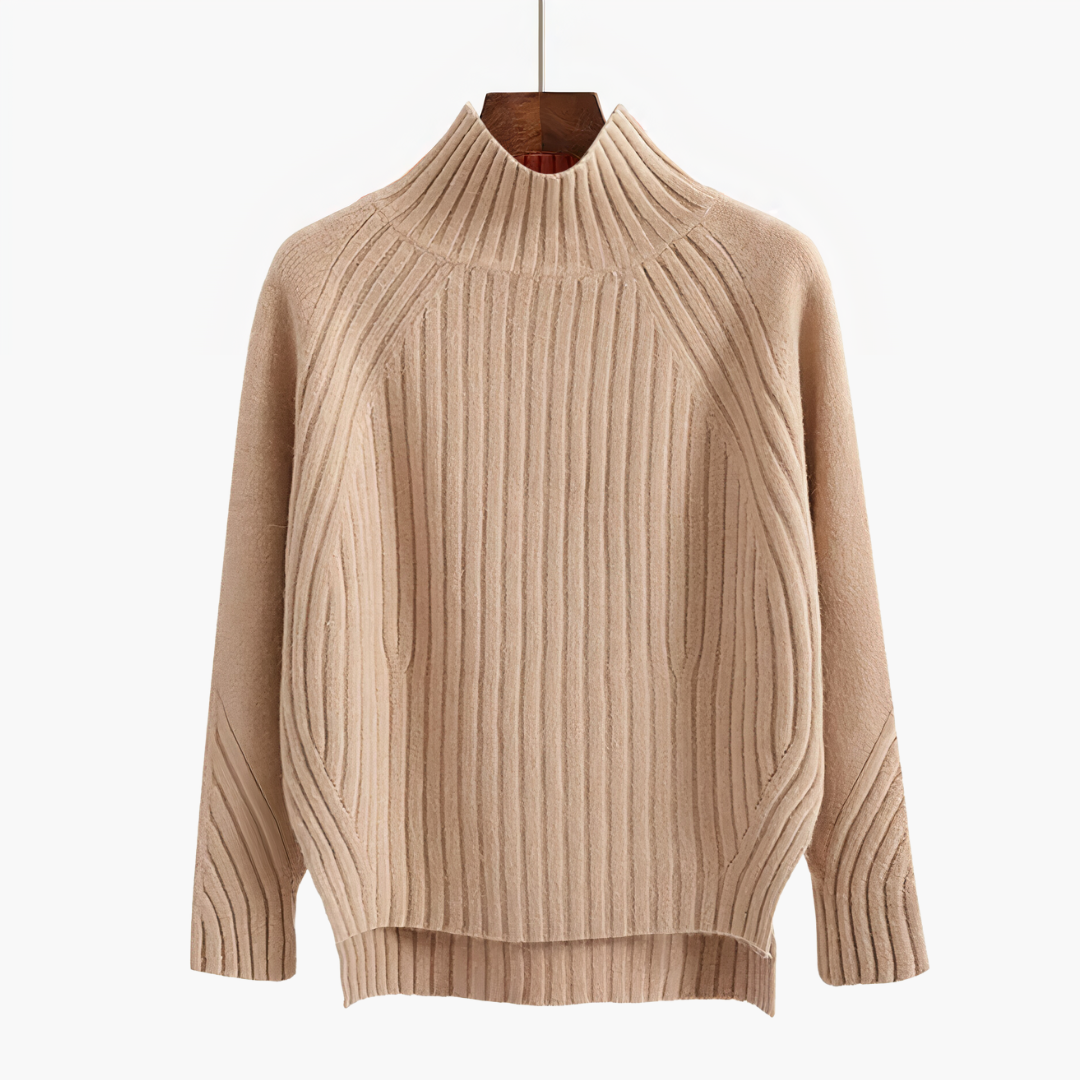 Comfortable knitting sweater with soft surface-4