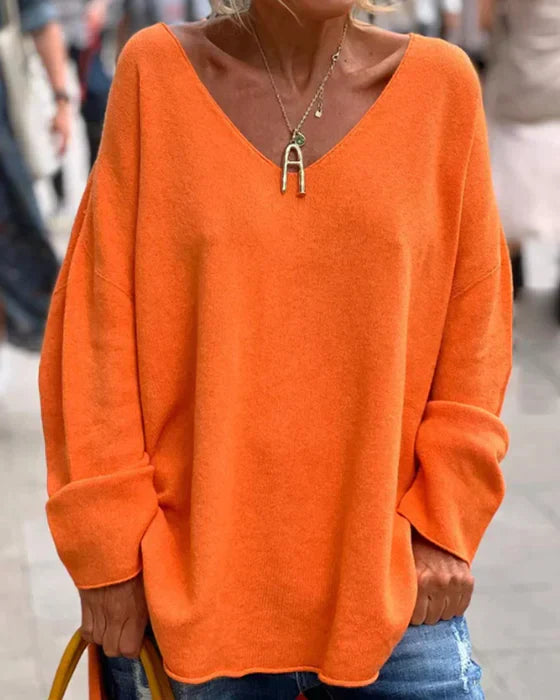 Women V-Pullover: Elegance & Comfort for Fall/Winter-4