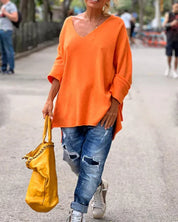 Women V-Pullover: Elegance & Comfort for Fall/Winter-3