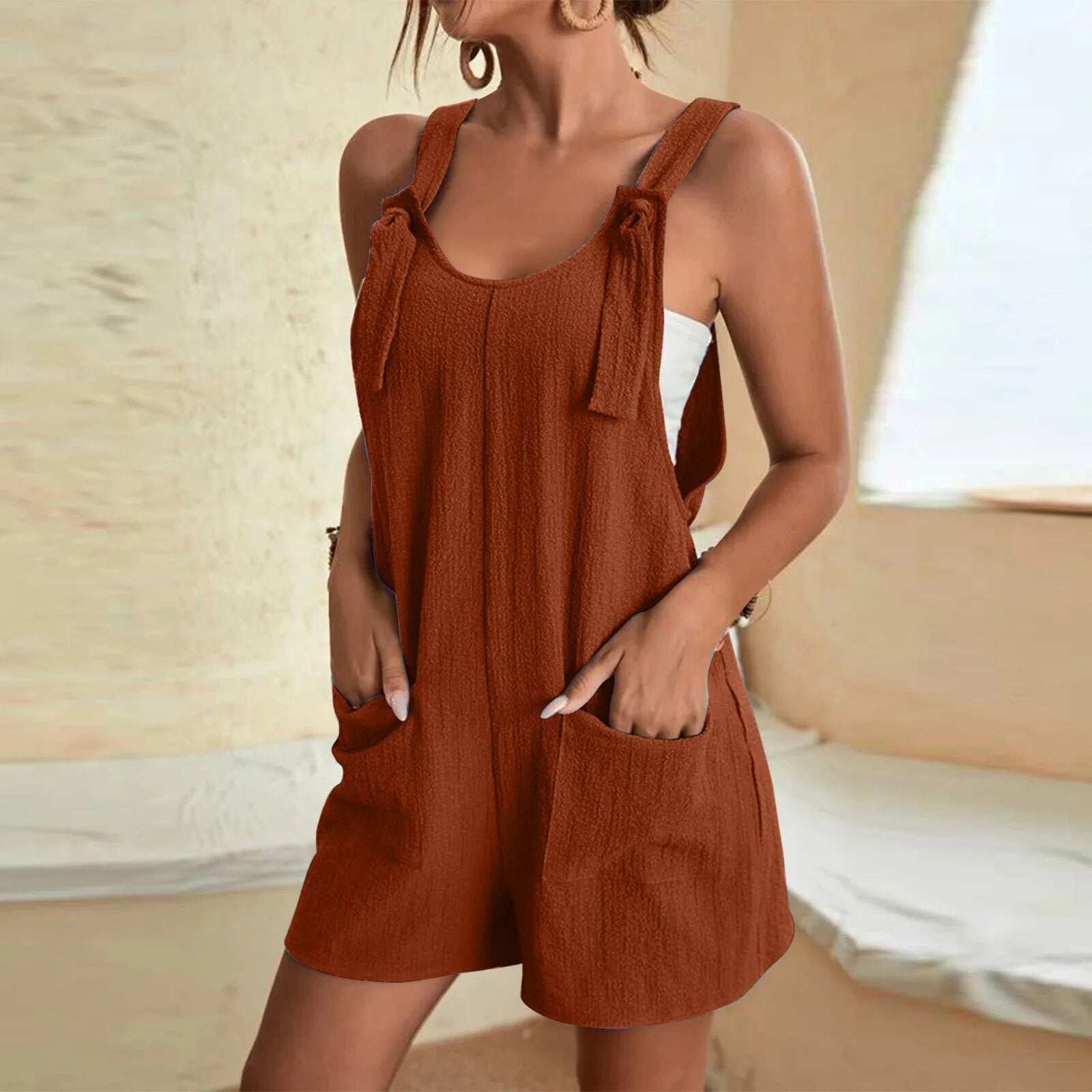 MAURI | Elegant Short Jumpsuit with a Bow