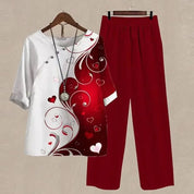 Eliza | Elegant Floral Two-Piece Set