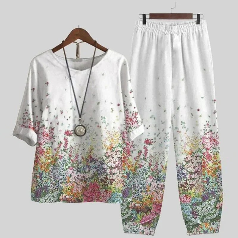 Eliza | Elegant Floral Two-Piece Set
