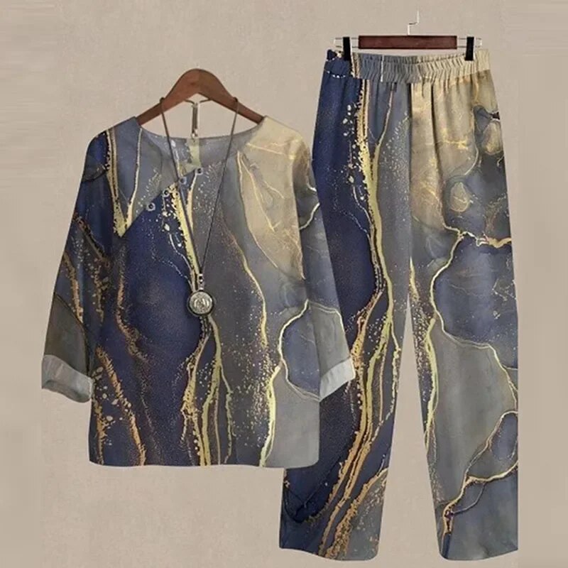 Eliza | Elegant Floral Two-Piece Set