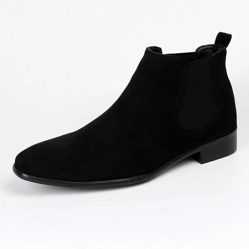 Men's Suede Chelsea Boots-6