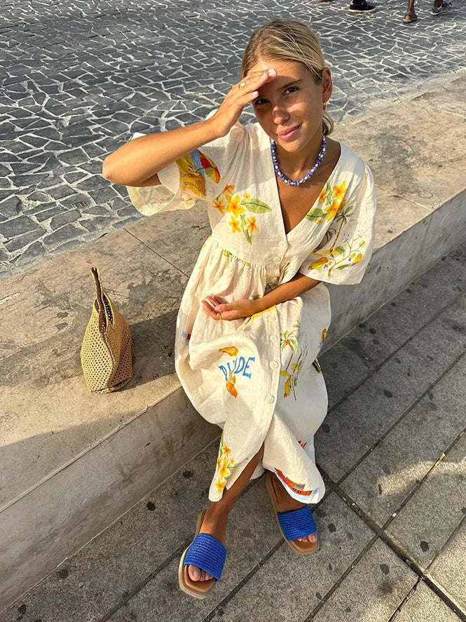 Donna | Tropical Escape Boho Dress