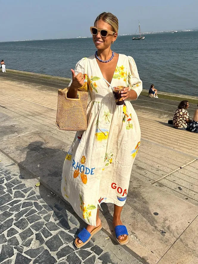 Donna | Tropical Escape Boho Dress