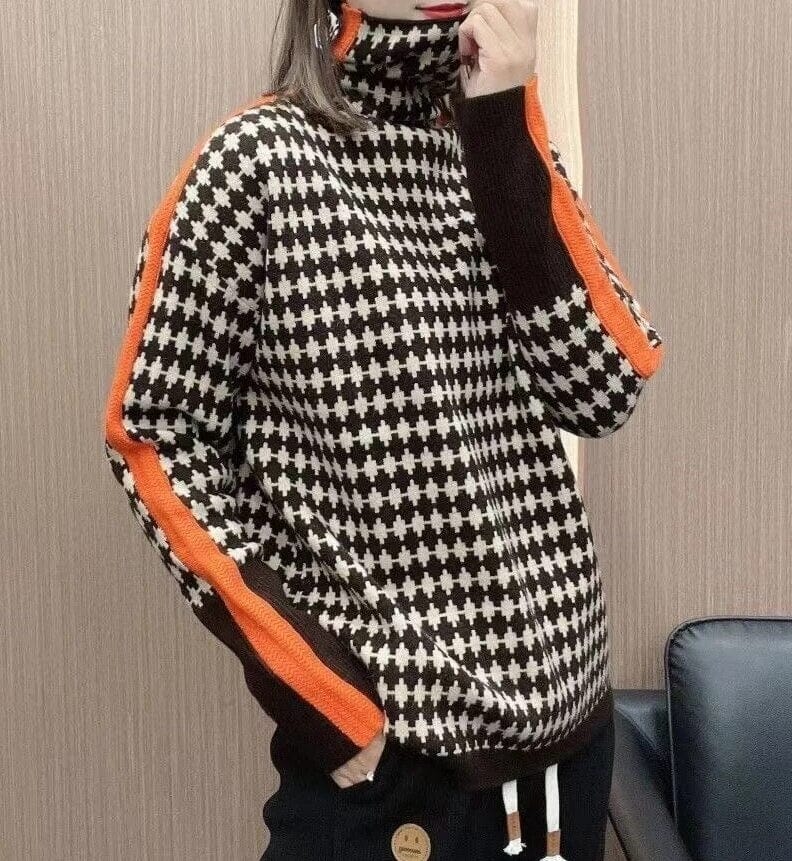 Sweater: Elegant autumn sweater for women-4
