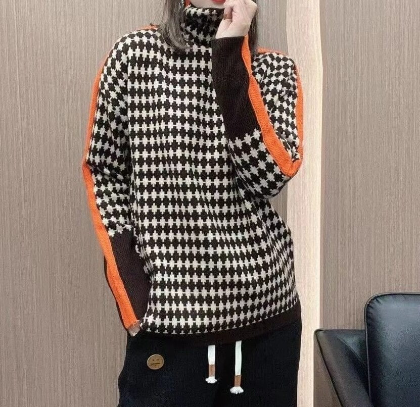 Sweater: Elegant autumn sweater for women-3