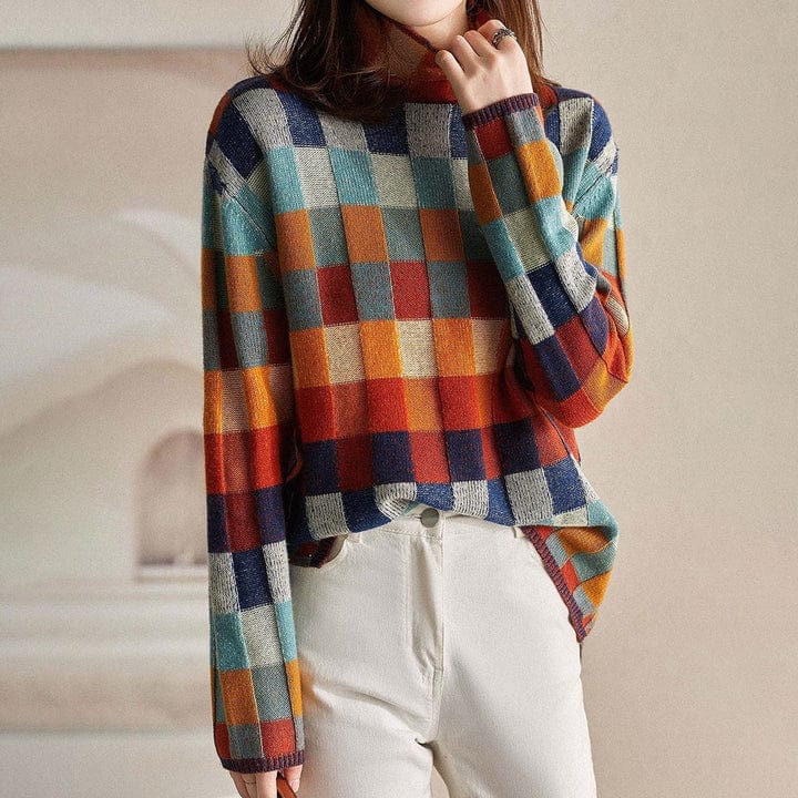 Sweater stylish caropullover with a modern design for women-2