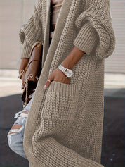 Narelle | Elegant Chunky Knit Long Cardigan