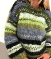 Retro design sweater, inspired by fashion epochs and trenads-3