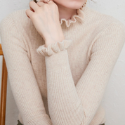 Kashmir sweater with elegant twirl design for stylish women-6