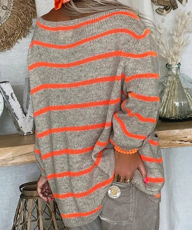 Cozy knitting sweater for women-2