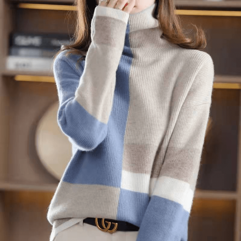 Alayna roll collar sweater: stylish & warm for winter-2