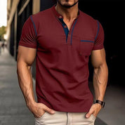 Henley | Elite Edge Button-Up Shirt