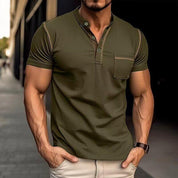 Henley | Elite Edge Button-Up Shirt
