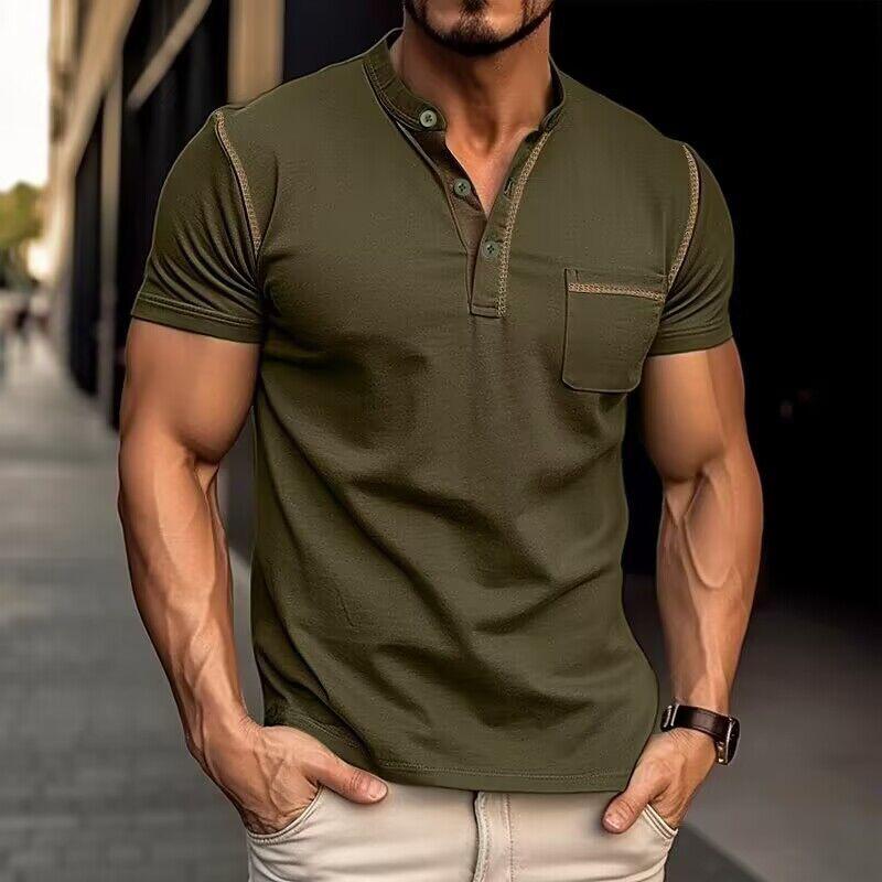 Henley | Elite Edge Button-Up Shirt