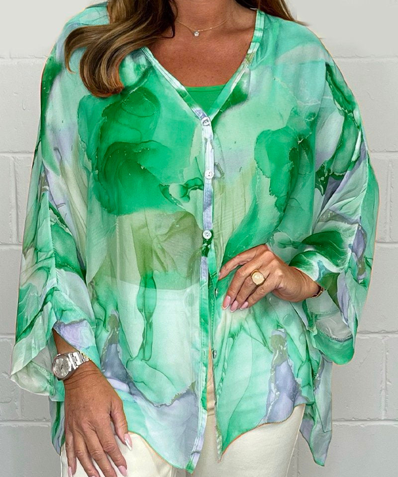 ZARA | Stylish Lightweight Printed Blouse