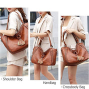 Lotte | Large Women's Travel Shoulder Bag made of Faux Leather