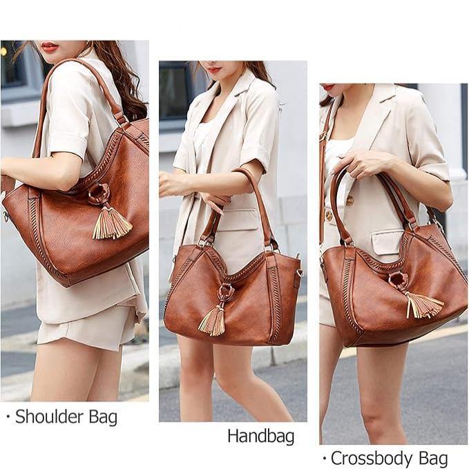 Lotte | Large Women's Travel Shoulder Bag made of Faux Leather