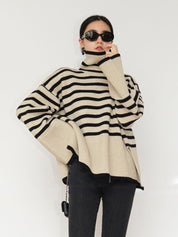 Women's sweater: warm rope for cold winter days-3