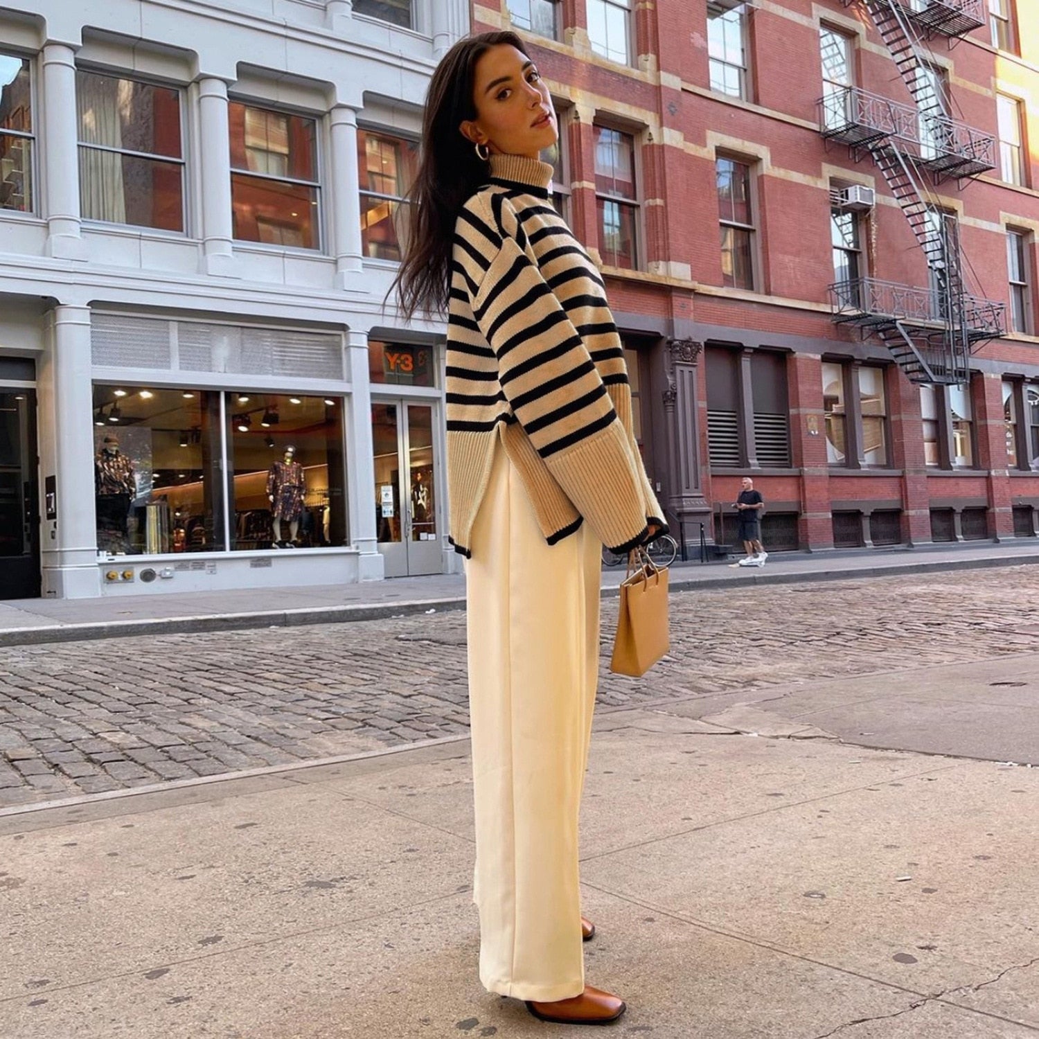 Women's sweater: warm rope for cold winter days-5