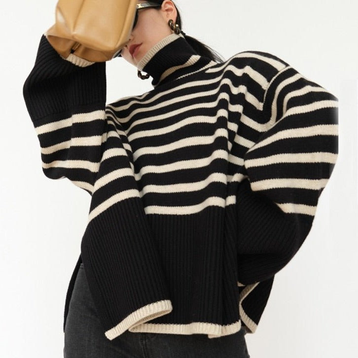 Women's sweater: warm rope for cold winter days-1