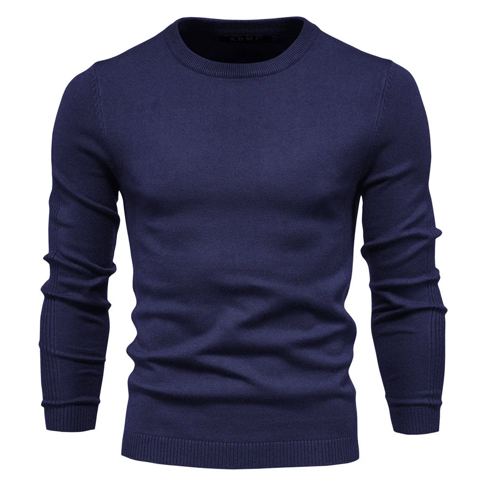 Men’s Crew Neck Sweater – Regular Fit – Long Sleeve – Soft & Warm Knit Jumper-5