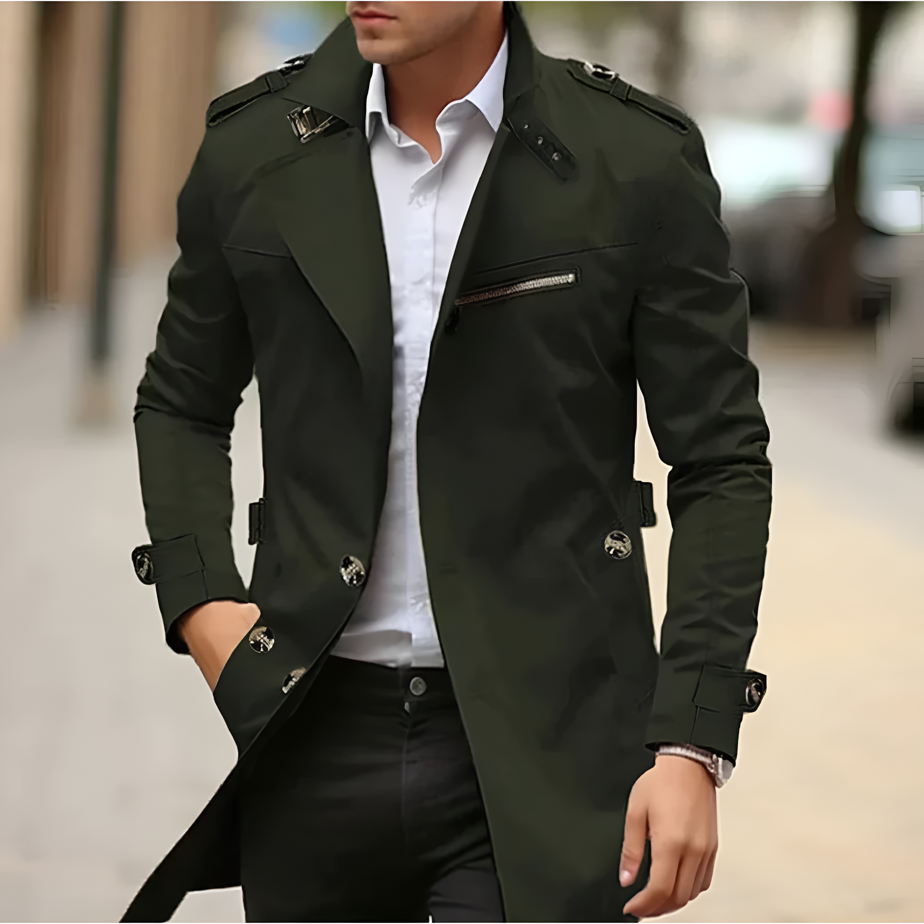 Max | Elegant Casual Trench Coat for Men
