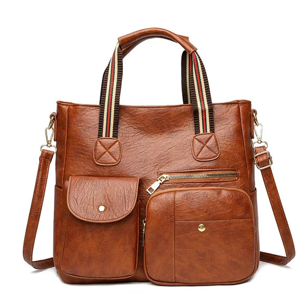 Eva | Multifunctional Leather Shoulder Bag