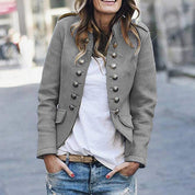 Amavinim | Damen Knöpfbare Jacke | Kurz-4