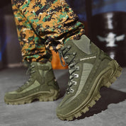 Men’s Tactical Boots – High-Top Ankle Support – Reinforced Toe – Rugged Grip Sole-4