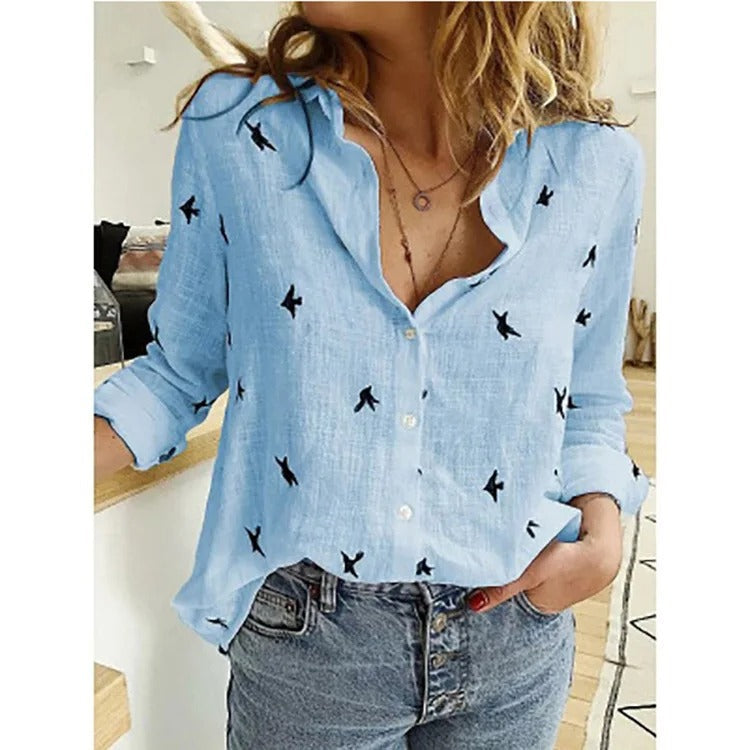 JENNIFER | Stylish and Casual Button-Down Blouse