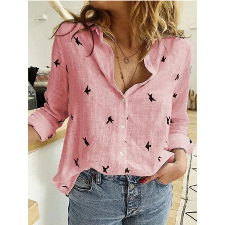 JENNIFER | Stylish and Casual Button-Down Blouse