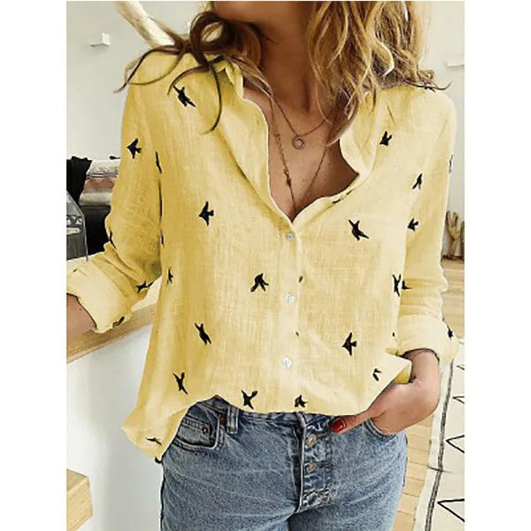 JENNIFER | Stylish and Casual Button-Down Blouse