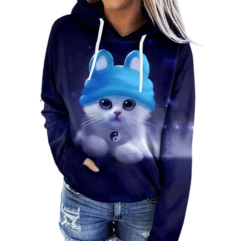 Casual digital print sweater for cold winter days-2