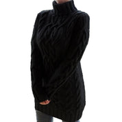 Stay warm and cozy with this stylish knitting dress-4