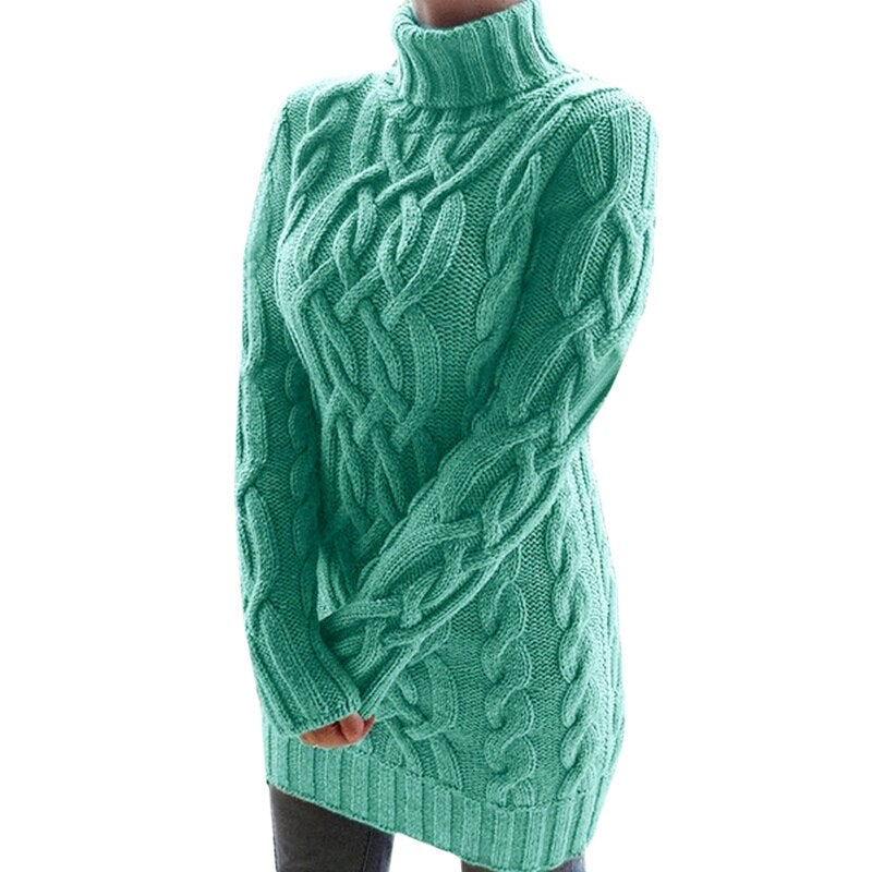 Stay warm and cozy with this stylish knitting dress-1