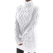 Stay warm and cozy with this stylish knitting dress-3