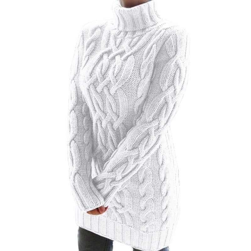 Stay warm and cozy with this stylish knitting dress-3