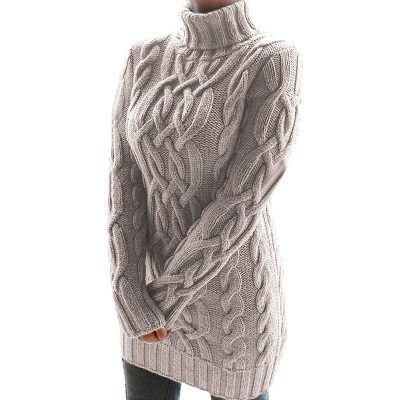 Stay warm and cozy with this stylish knitting dress-6